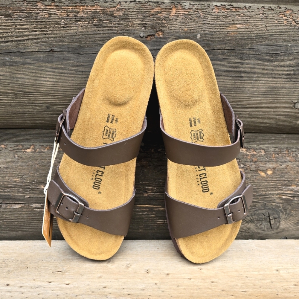 Project Cloud NEW!! Beau, Leather, Platform, Cork… - image 6